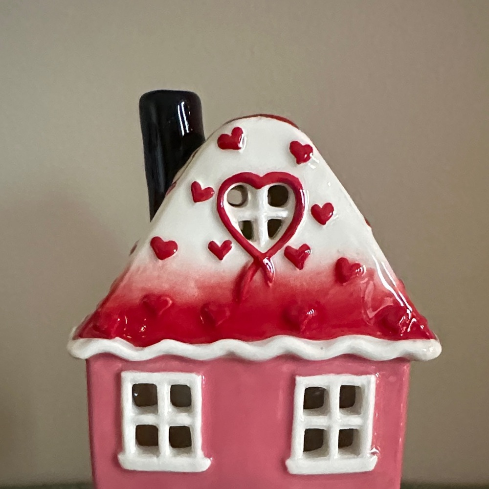 Blue Sky Clayworks Tea Light Candle Holder Valentines Coffee Lovers Cafe NEW! - Picture 9 of 13